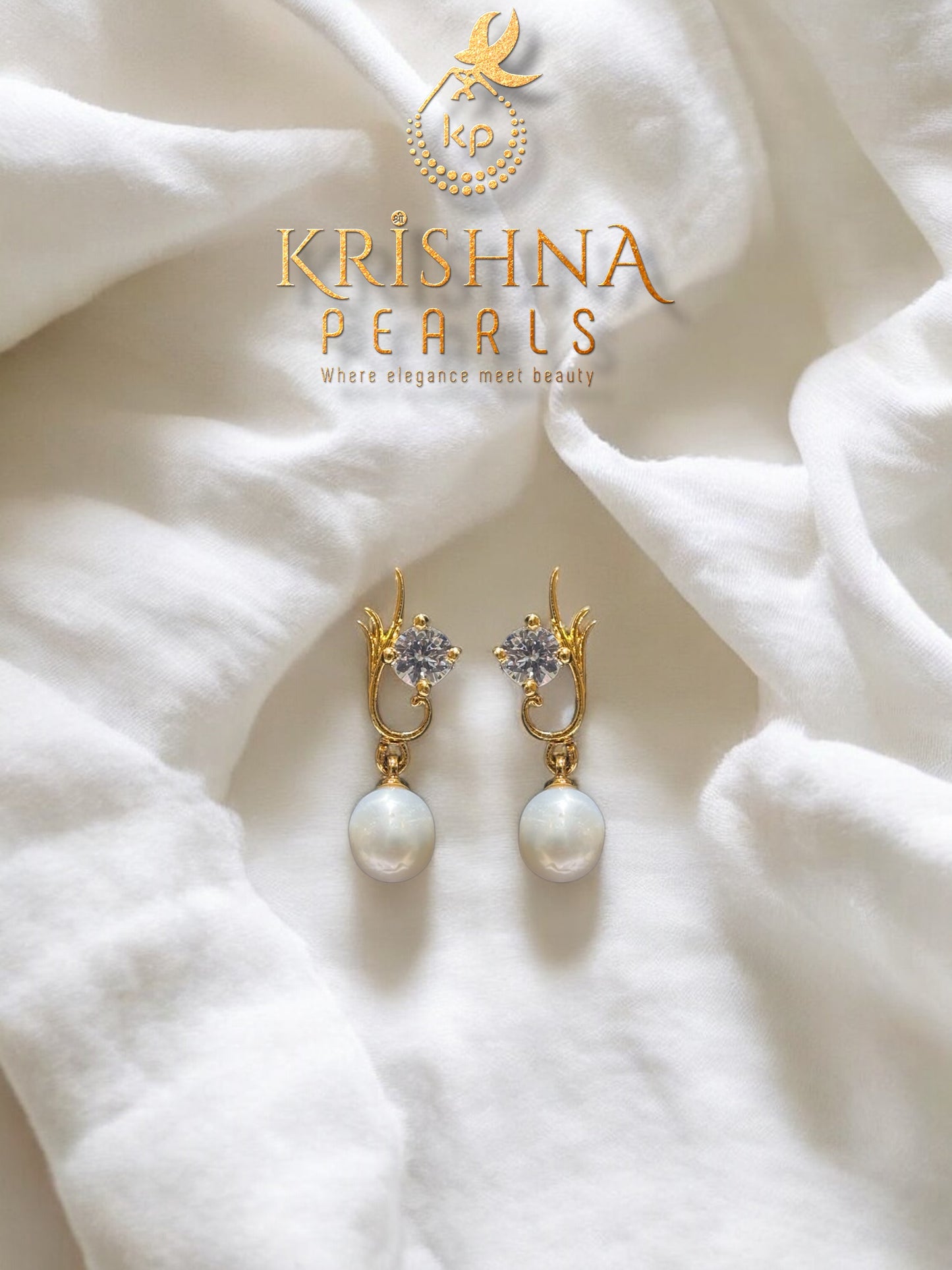 Adorable Oval Pearls Double Layer Necklace Set