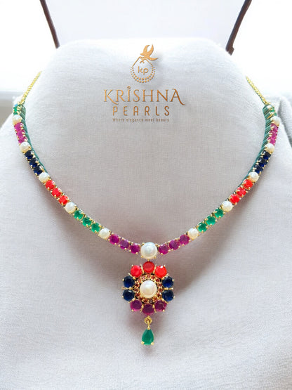 Classy MultiStone Necklace Set