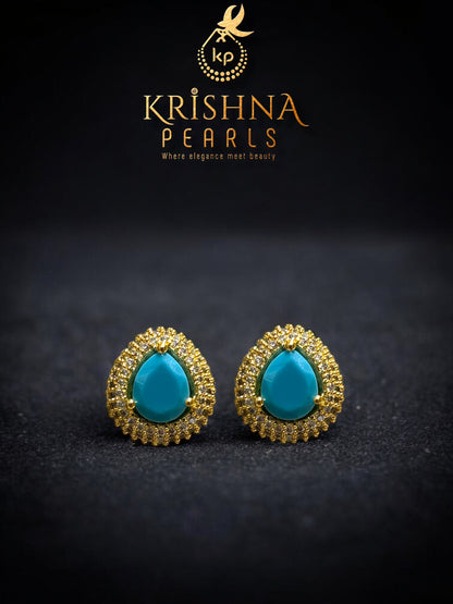 Adorable Feroza TearDrop Pearls Necklace Set