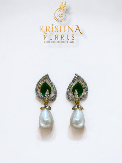 Adorable Emerals & Ruby Stone Pendent Set