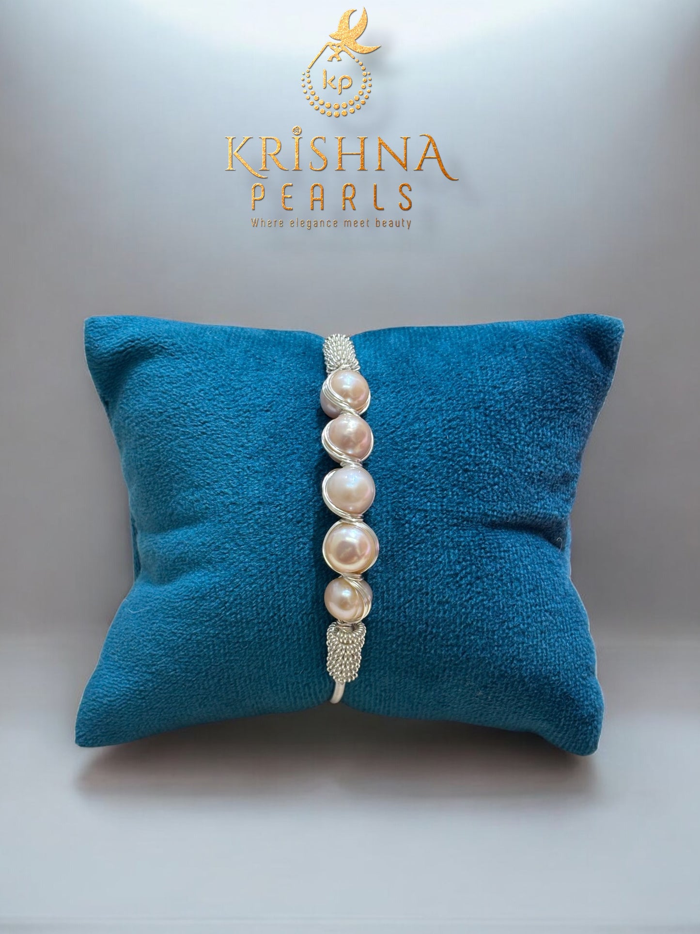 Adorable 5 Pink Pearls Bracelet