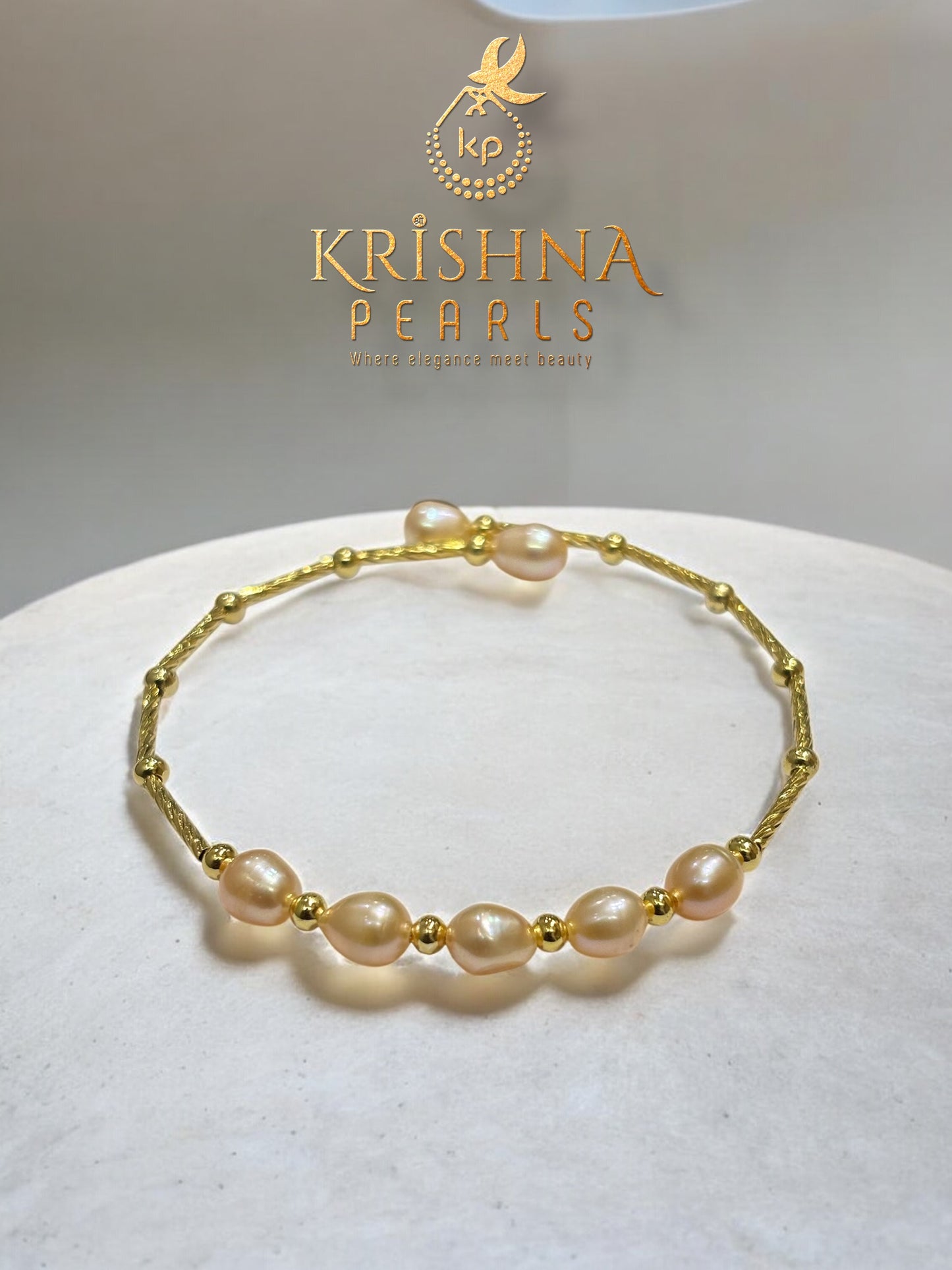 Adorable Pink Pearls Bracelet