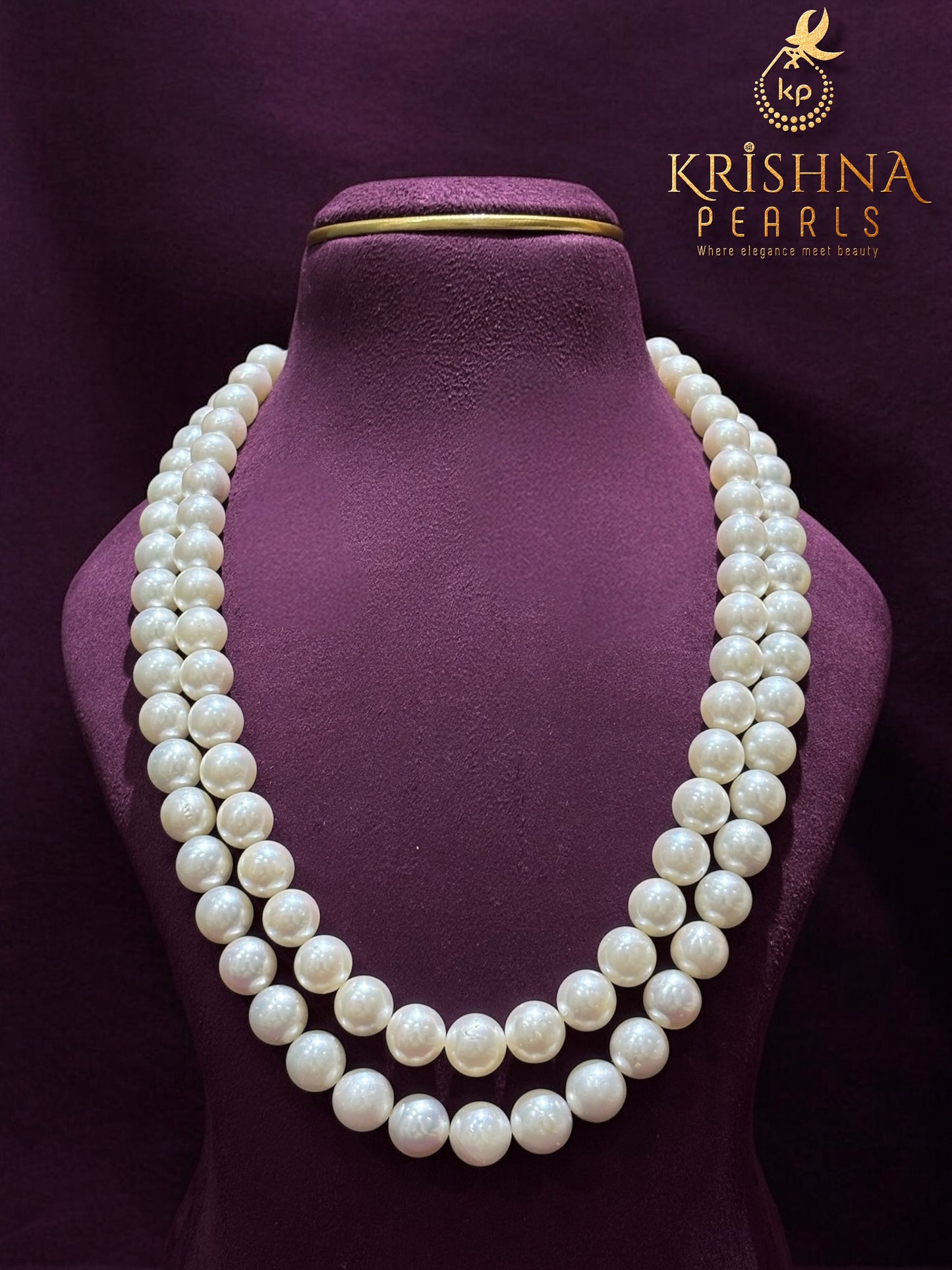 Imperial Lustre Double Layer South Sea Pearls Necklace