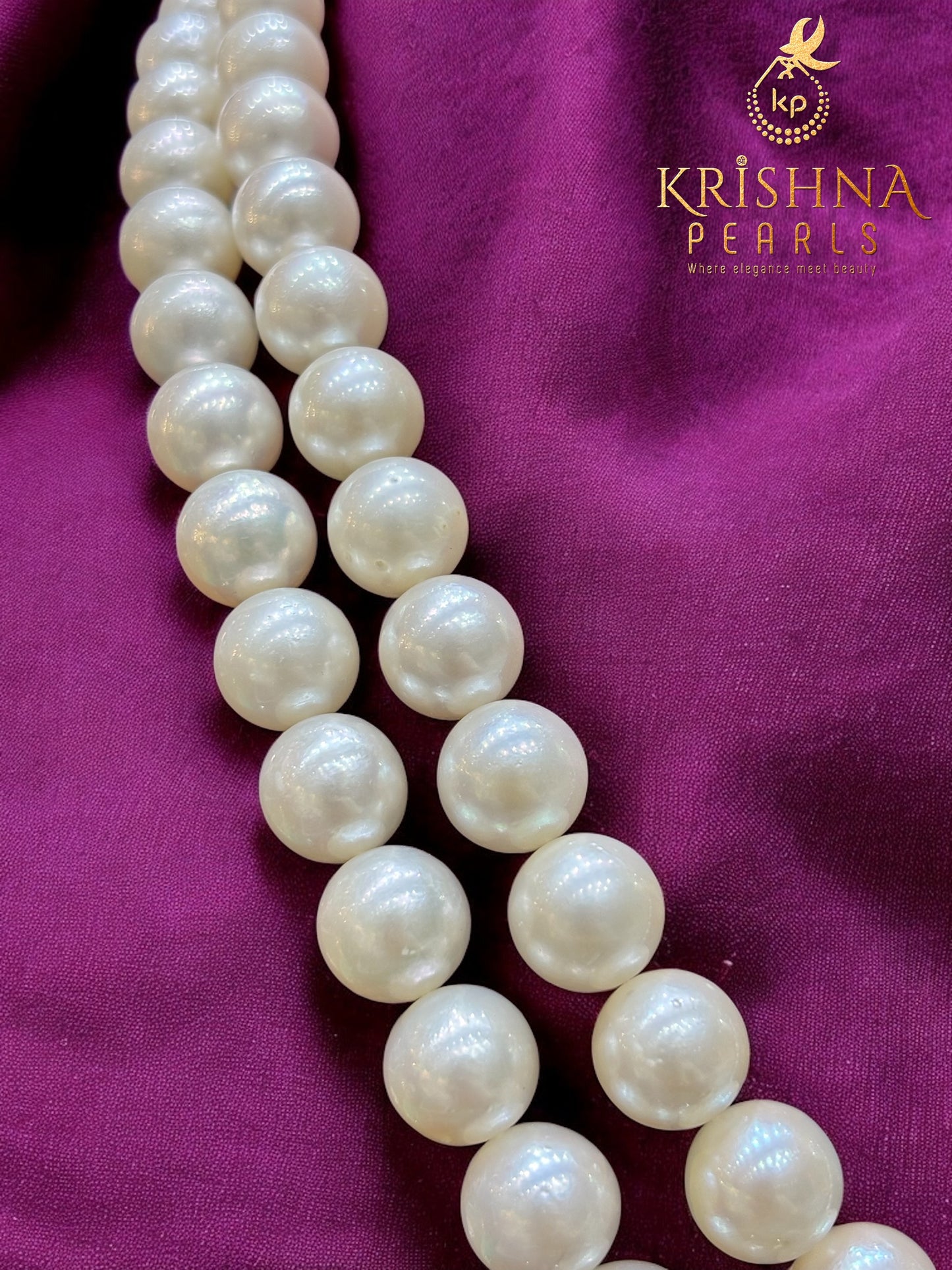 Imperial Lustre Double Layer South Sea Pearls Necklace