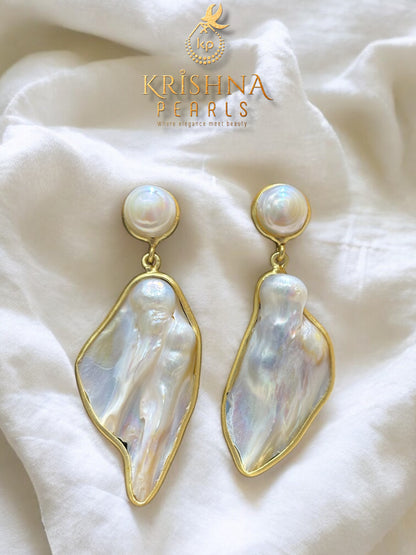 Empress Baroque Pearls Double Layers Necklace Set