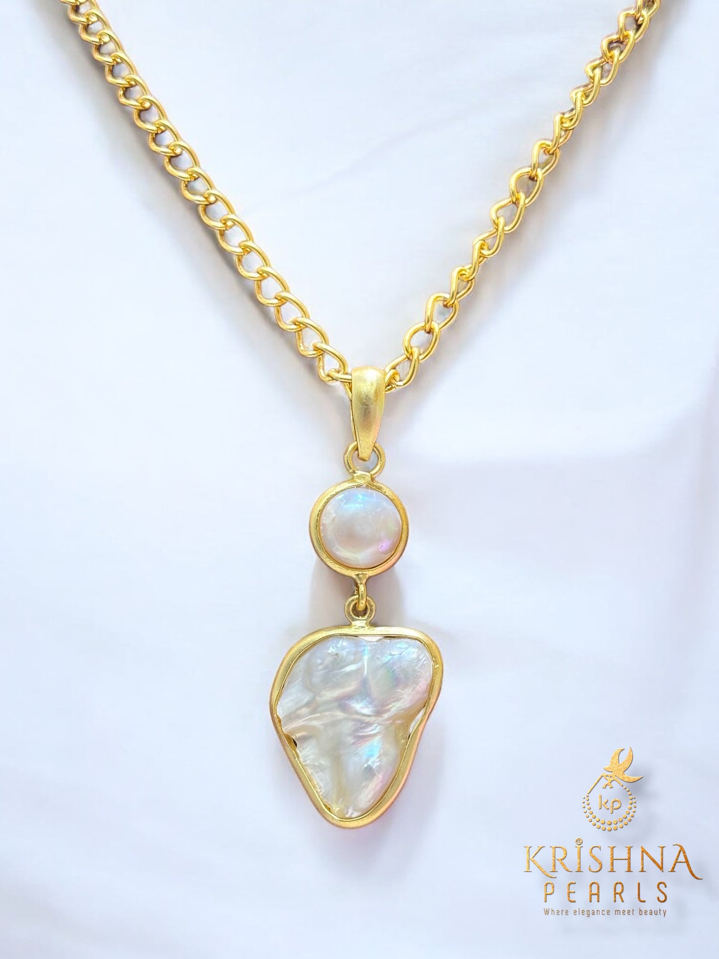 Baroque Pearl Chain Set