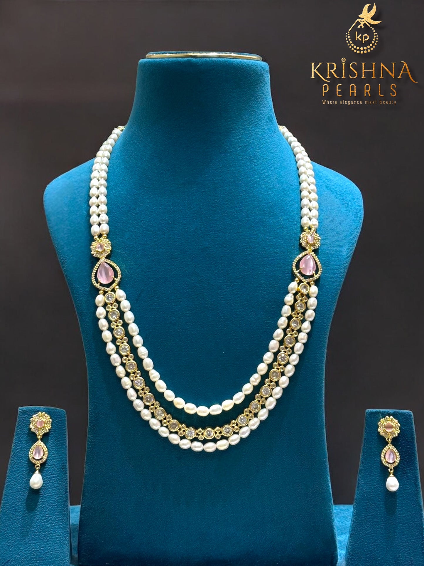 Radiant Two Line Broch Set