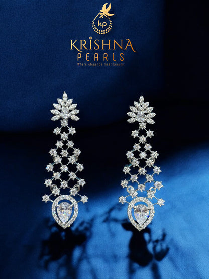 92.5 Silver Majestic Zircon Studded Necklace Set