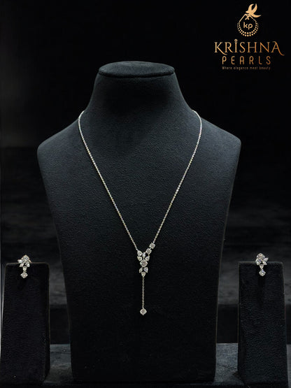 92.5 Silver & Mosanite Stellar Bloom Chain Set
