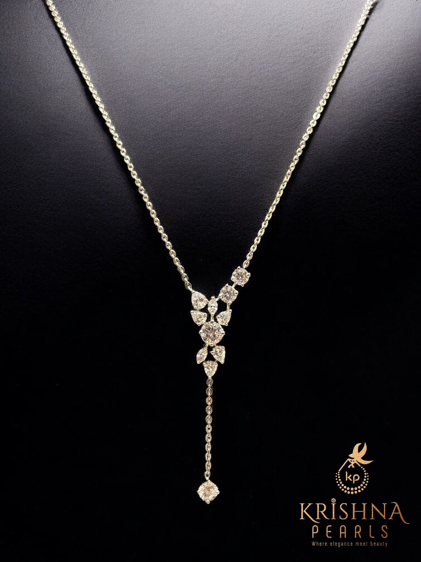 92.5 Silver & Mosanite Stellar Bloom Chain Set
