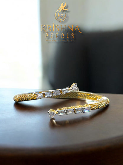 92.5 SIlver & Mosanite Serpentine Sparkle Bracelet