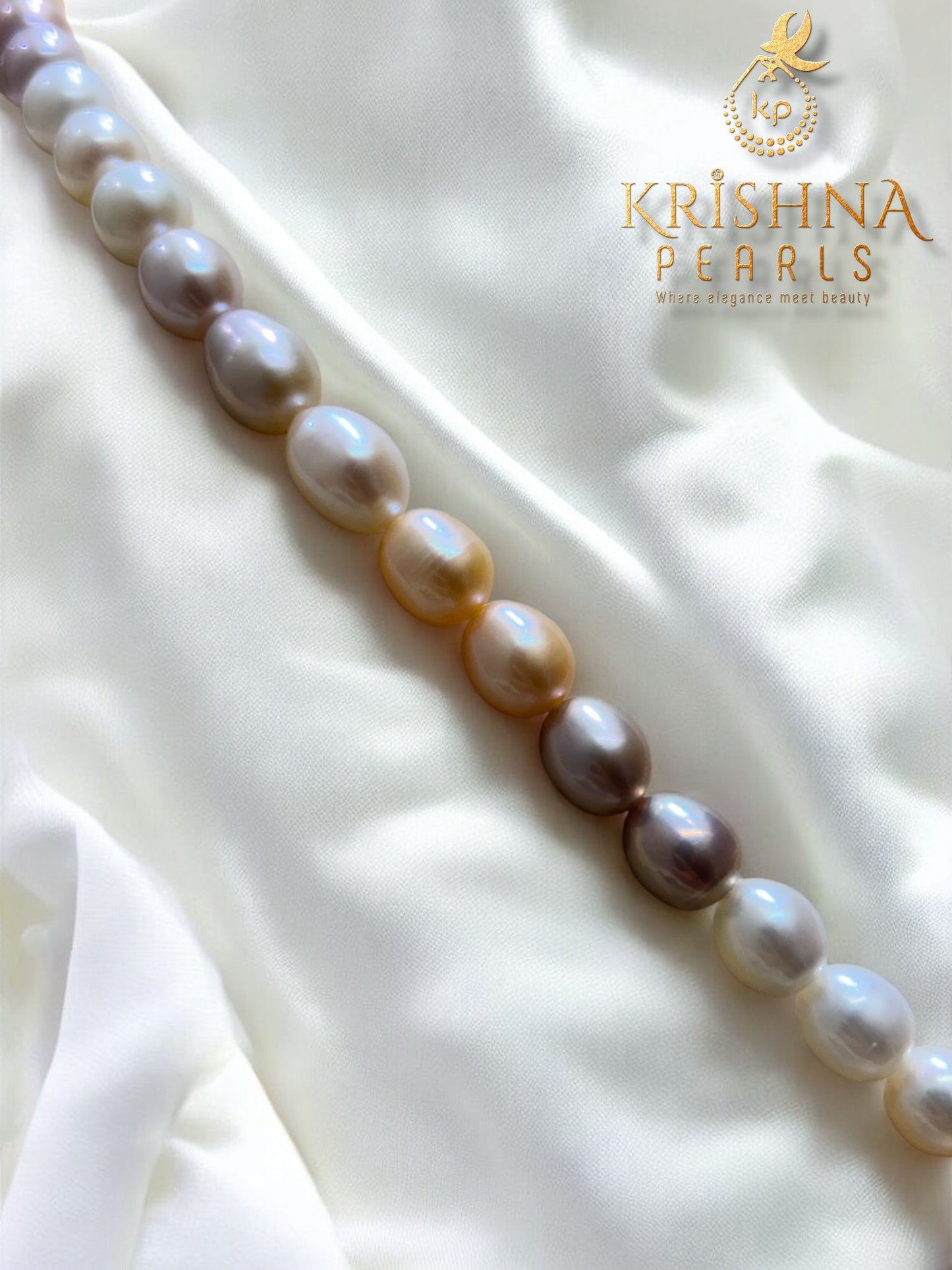 92.5 Silver Celestia Trio Pendant MultiColour Pearls Necklace