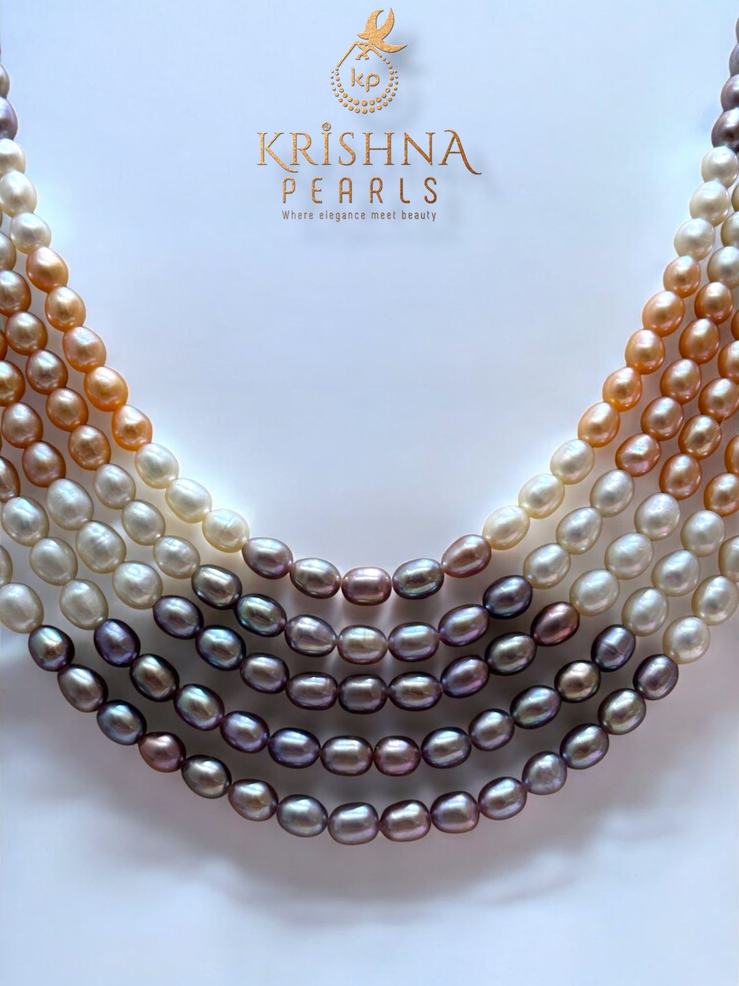 Exclusive Multicolour Five Layers Necklace Set