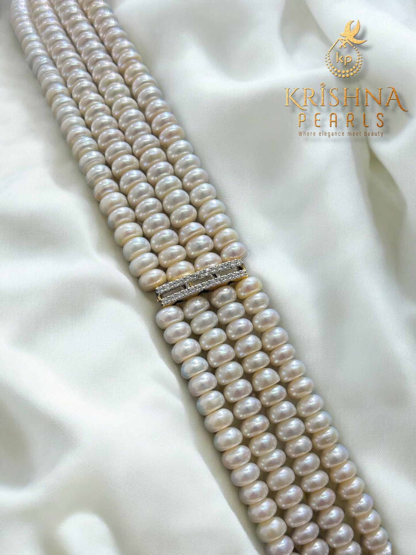 The Maharani’s Grace With Four Layer Pearls Long Necklace Set