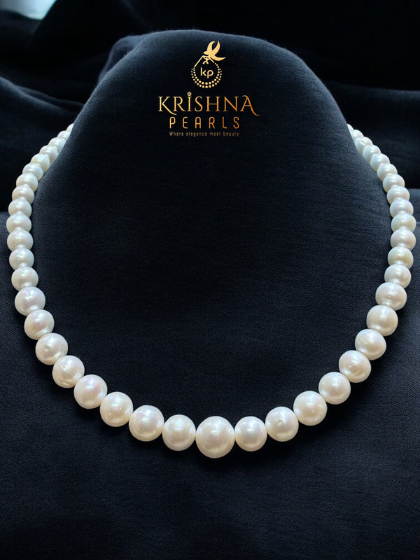 Premium Quality Graduated Pearl Necklace Set AAA