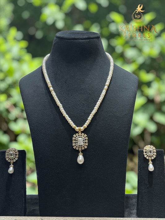 Designer Handcrafted Pearl Pendent Set