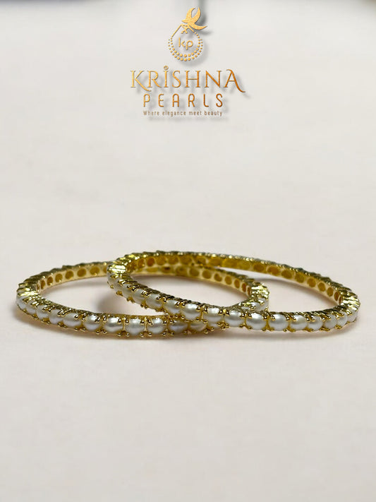 Classy Pearls Studded Bangles