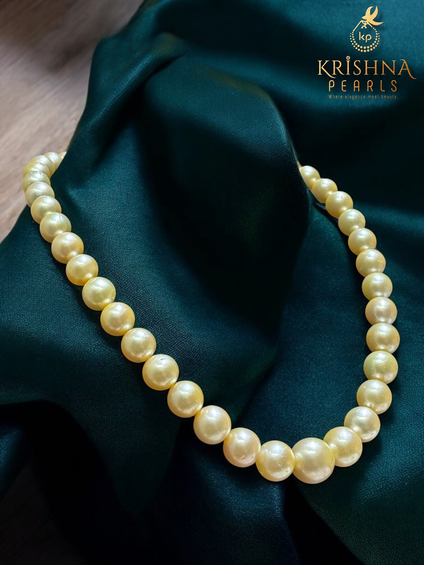 Golden Sovereign: South Sea Graduated Pearl Necklace