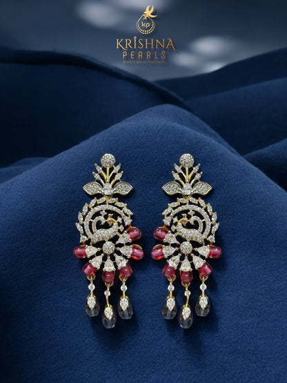 Royal Peacock Blossom Pearls Necklace Set