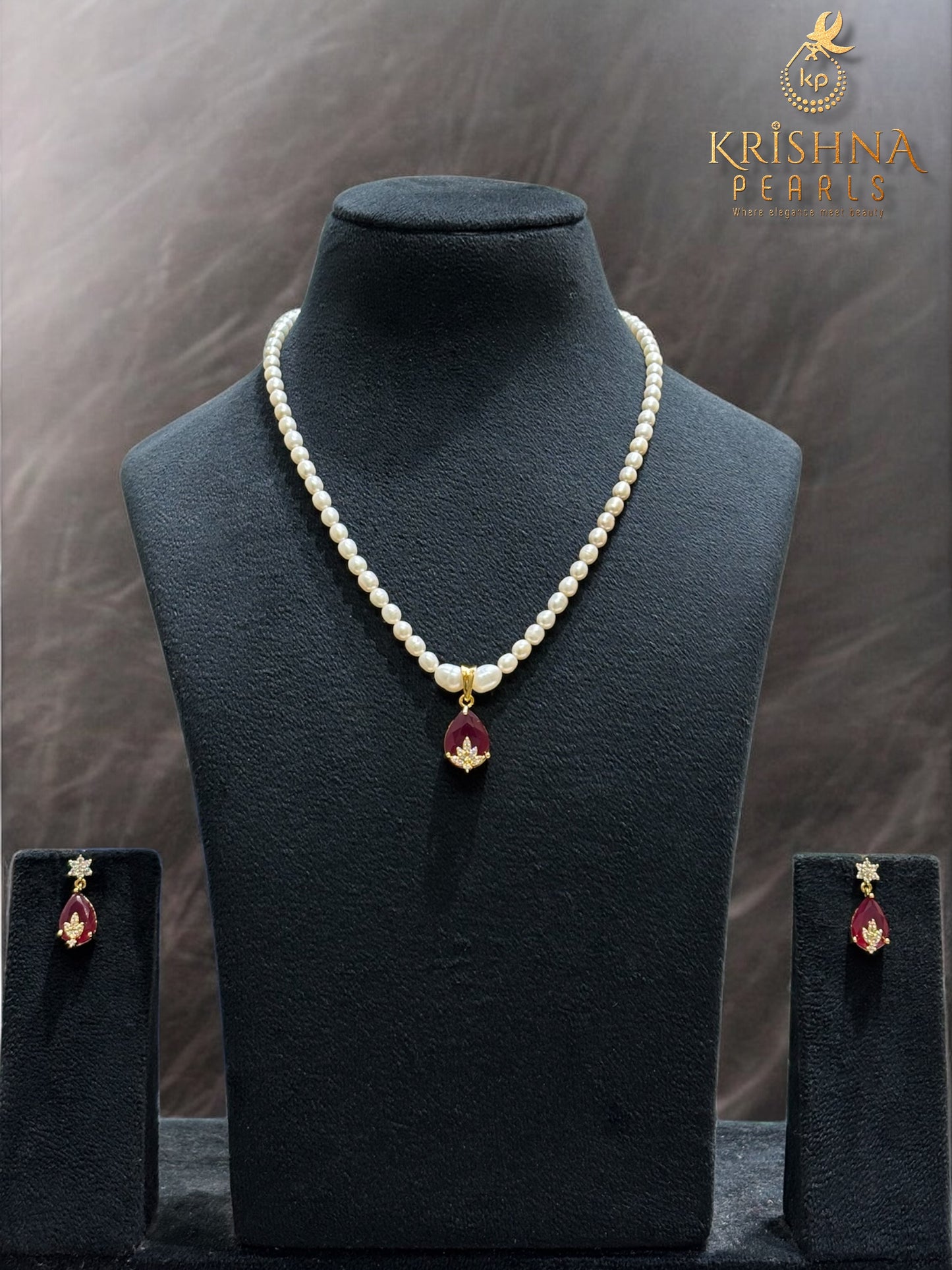 Red Sparkling Pearl Set