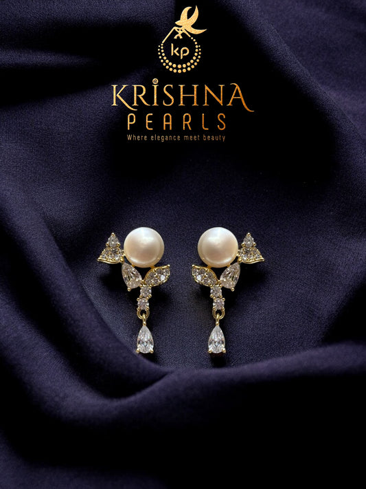 92.5 Silver Pearl Studded Hangings