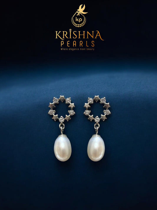 92.5 Silver Designer Pearl Hangings