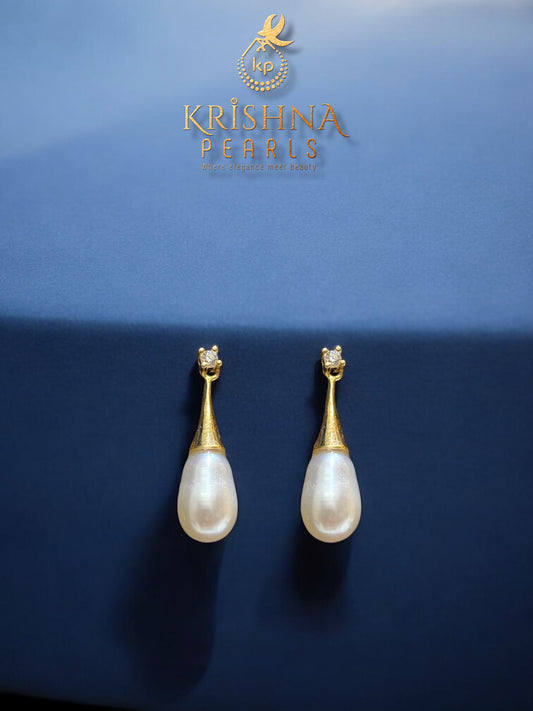 92.5 Silver Beautiful Pearl Earings