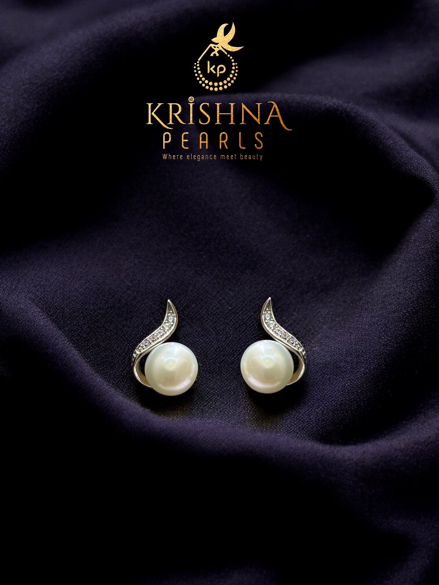 Pearl Studs 92.5 Post Pin Silver