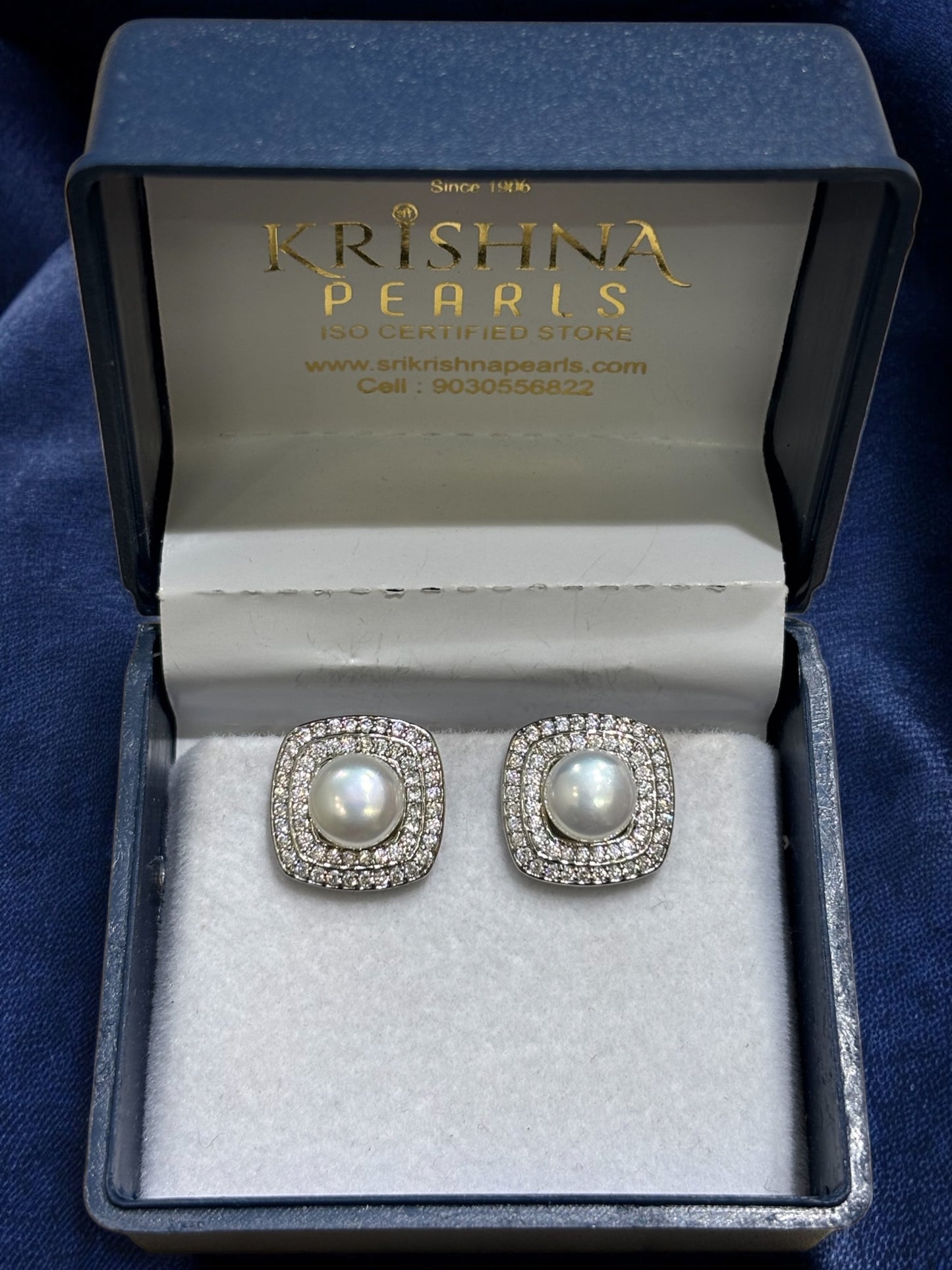 Classy Starlight Reflections Pearl Studded Earrings
