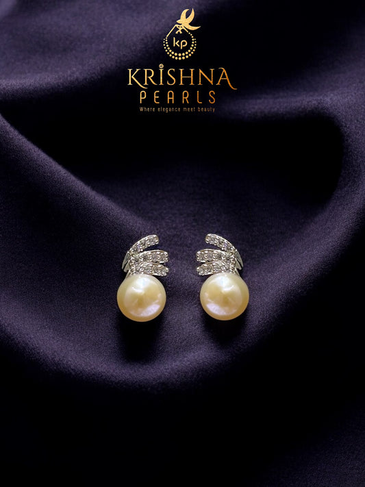 Adorable Pink Pearls Studded Earrings