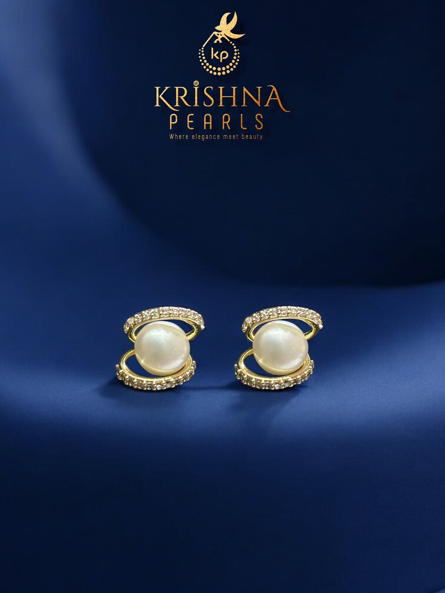 92.5 Silver Post Pin  Pearl Studs