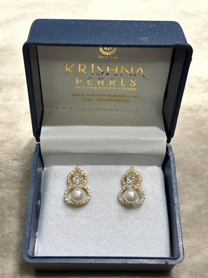 Stylish Pearl Studded Earrings