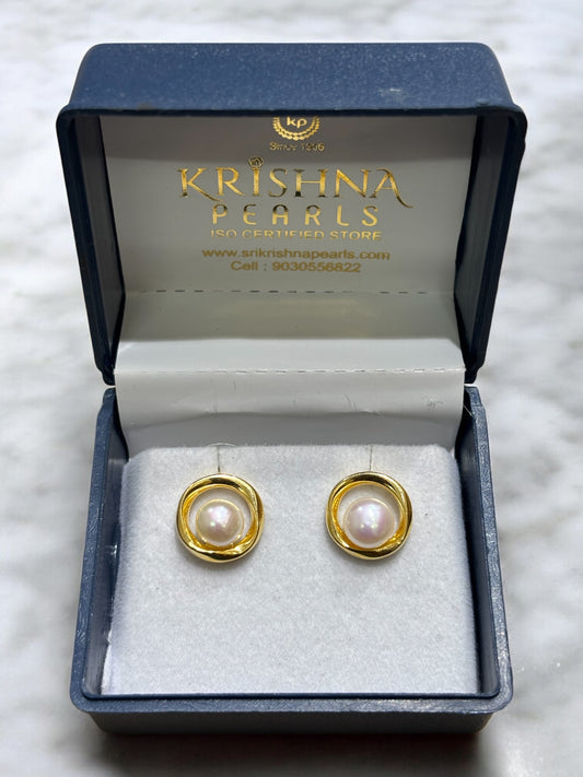 Beautiful Pearl Studded Earrings