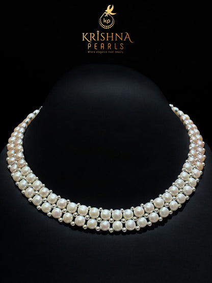 Button Pearl White & Pink Set