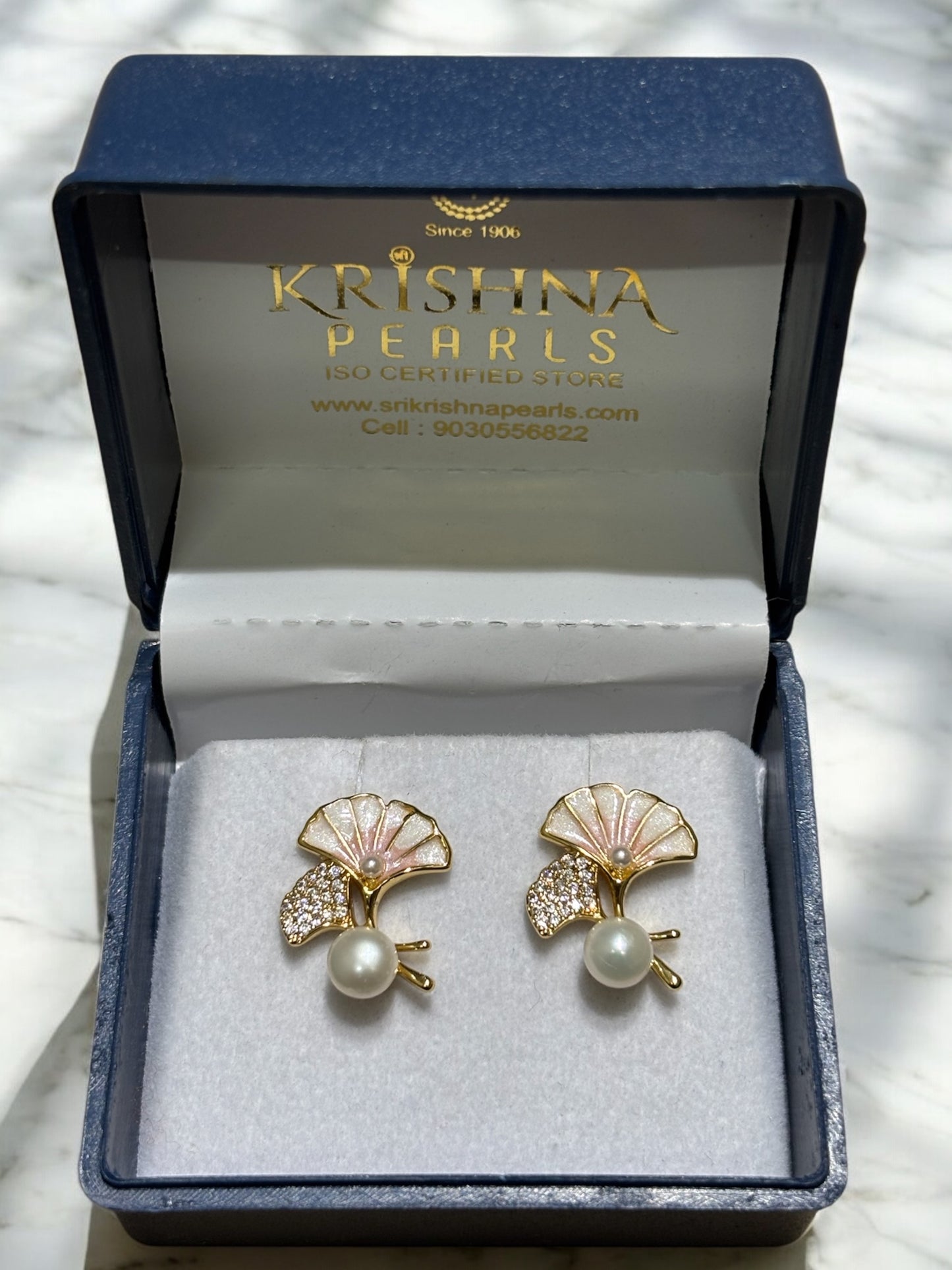 Adorable Petals of Pearl Earrings