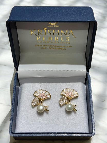 Adorable Petals of Pearl Earrings