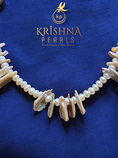 Beautiful Baroque & Semi Round Pearls Necklace Set