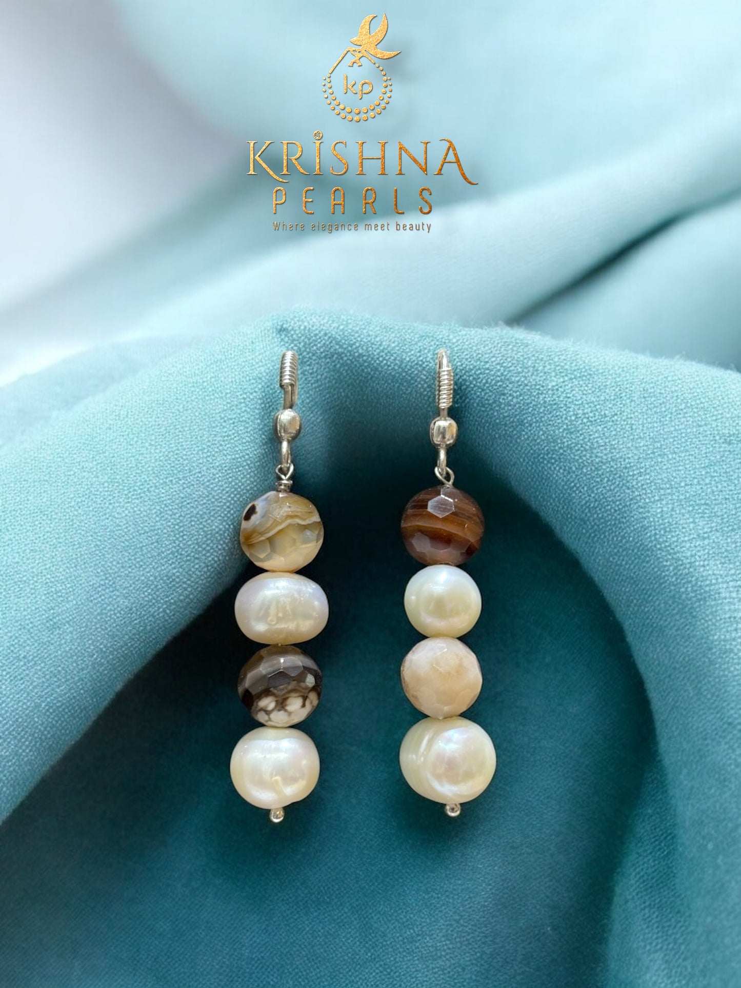 Sulemani Hakik With Detachable Baroque Pearls Locket