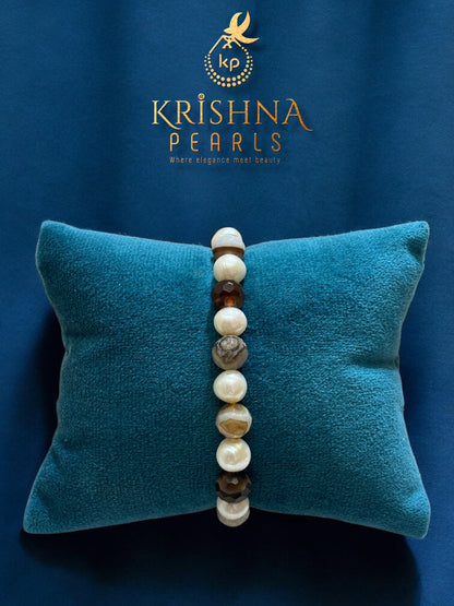 Adorable Pearls & Sulemani Hakik Bracelet