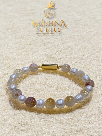 Beautiful Pearls & Citrine Bracelet