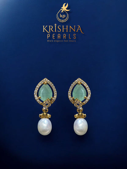 Pearls & Mint Green Choker Set