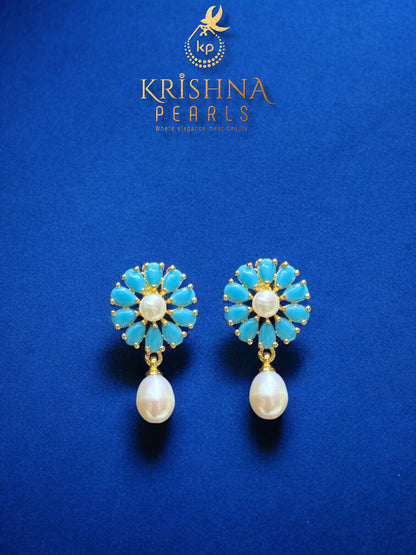 Turquoise Pearl Necklace Set