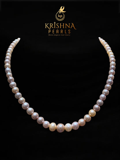 Graduation Pink Shades Pearls Necklace