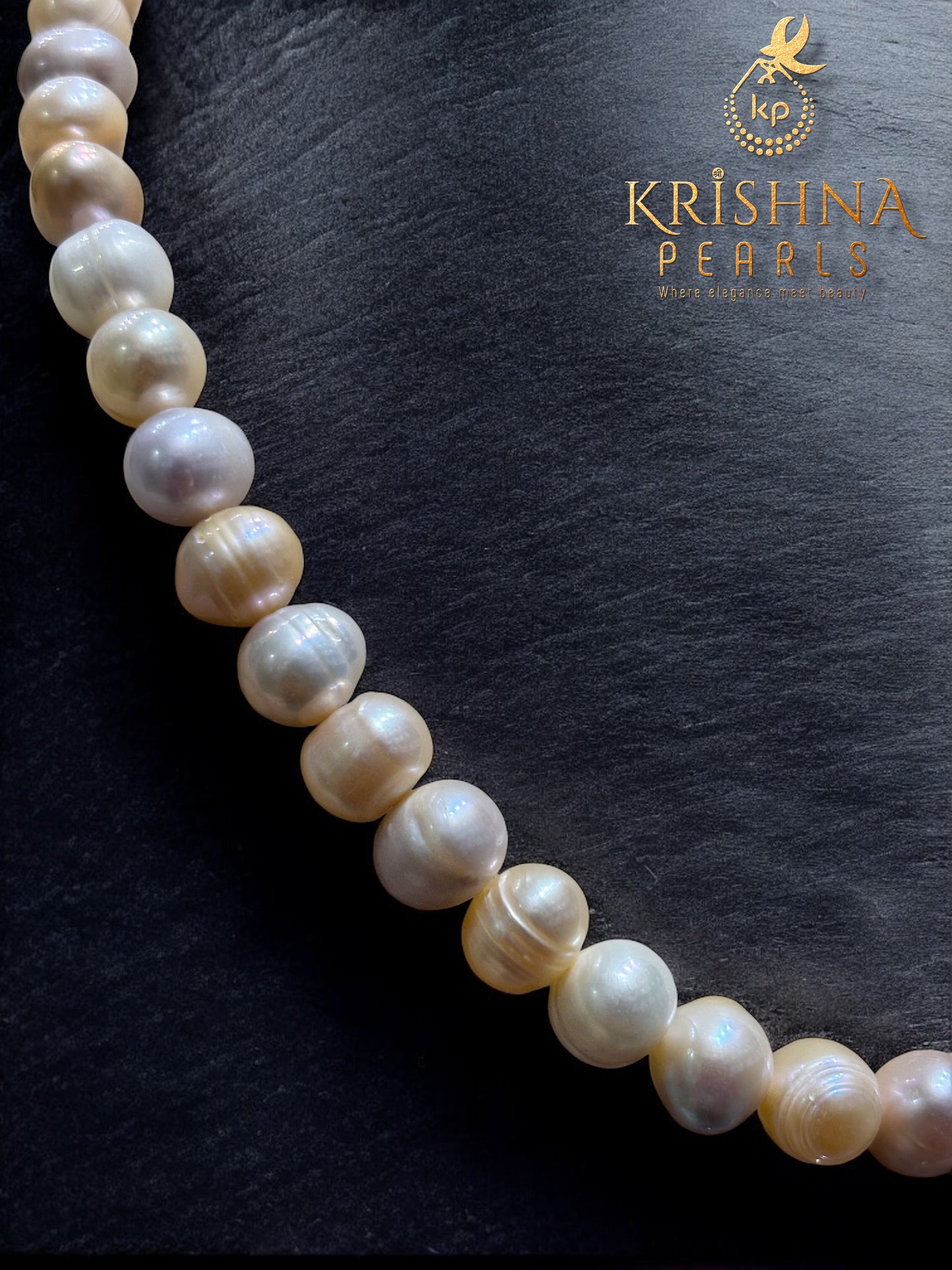 Adorable MultiShades Of Pink 10mm Pearls Necklace Set
