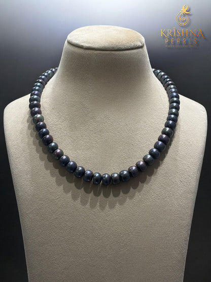 Black Noir Pearls Necklace