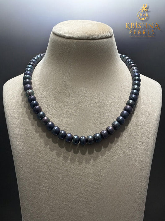 Black Noir Pearls Necklace
