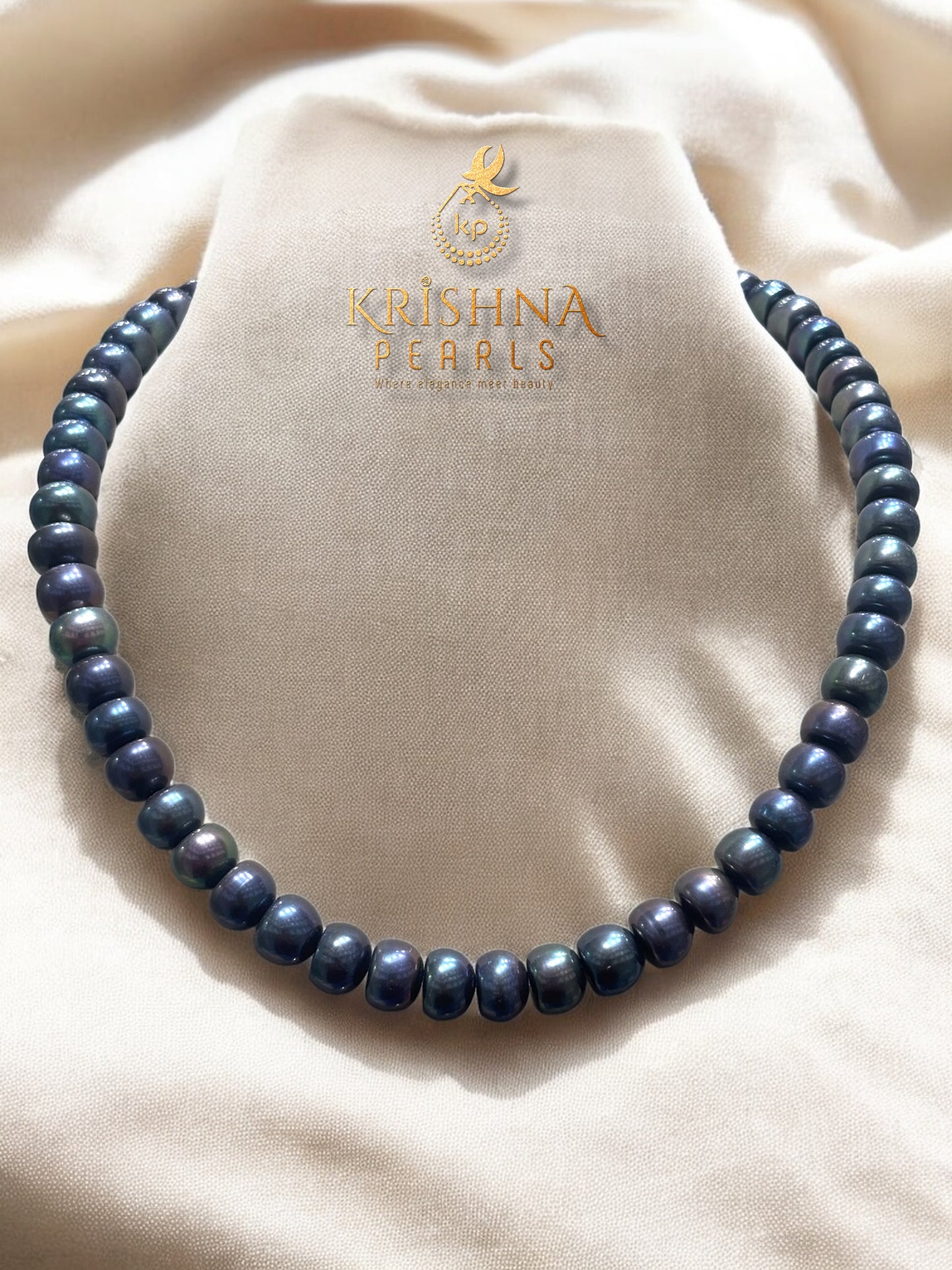 Black Noir Pearls Necklace