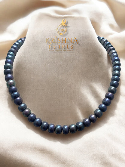 Black Noir Pearls Necklace