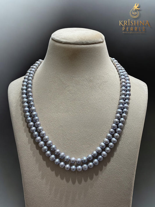 Double Layer Pearls Necklace