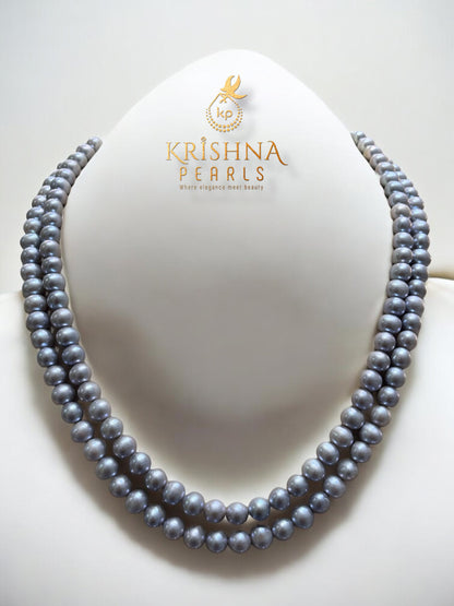 Double Layer Pearls Necklace
